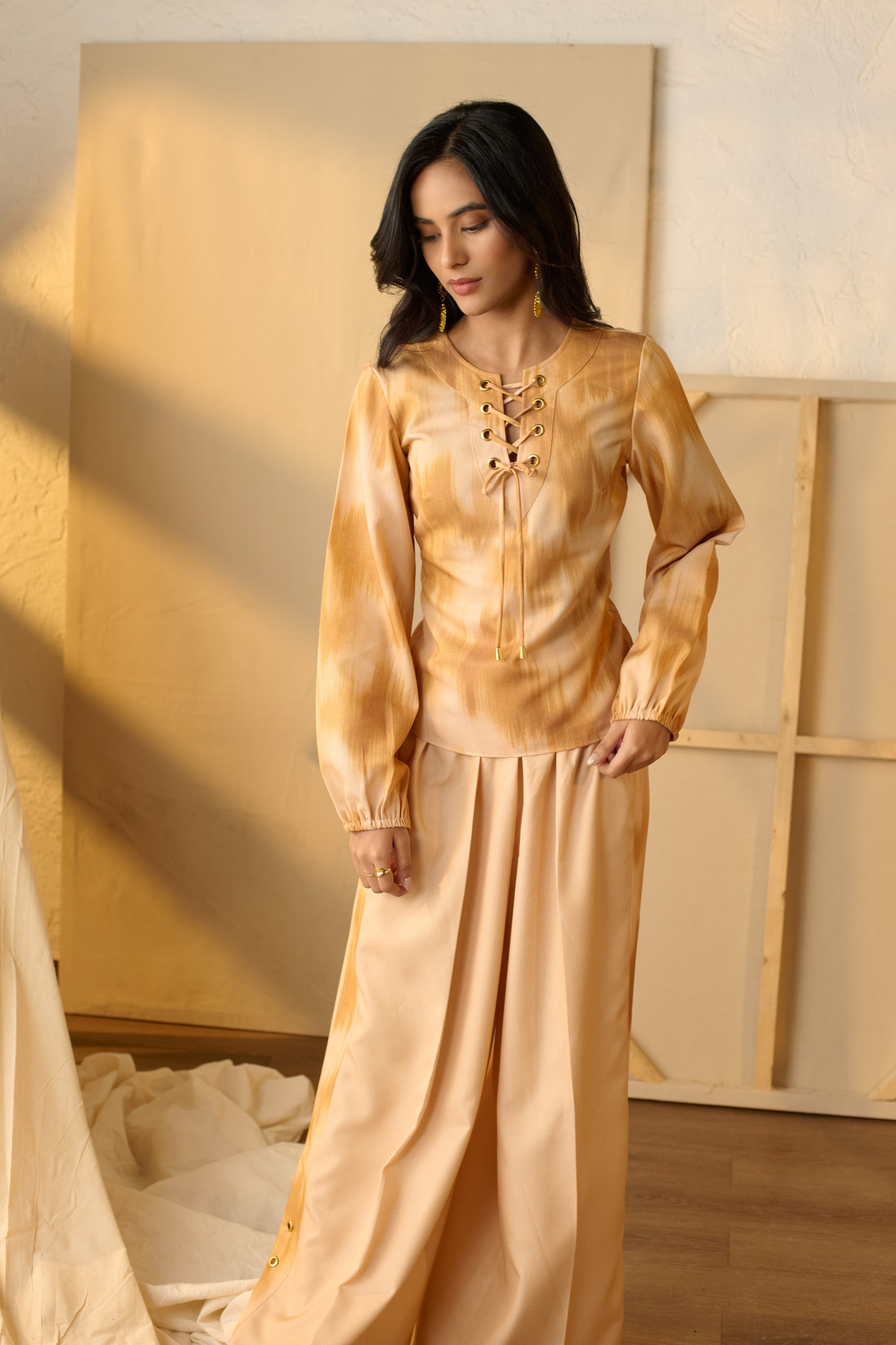 Amara Lace Up Top