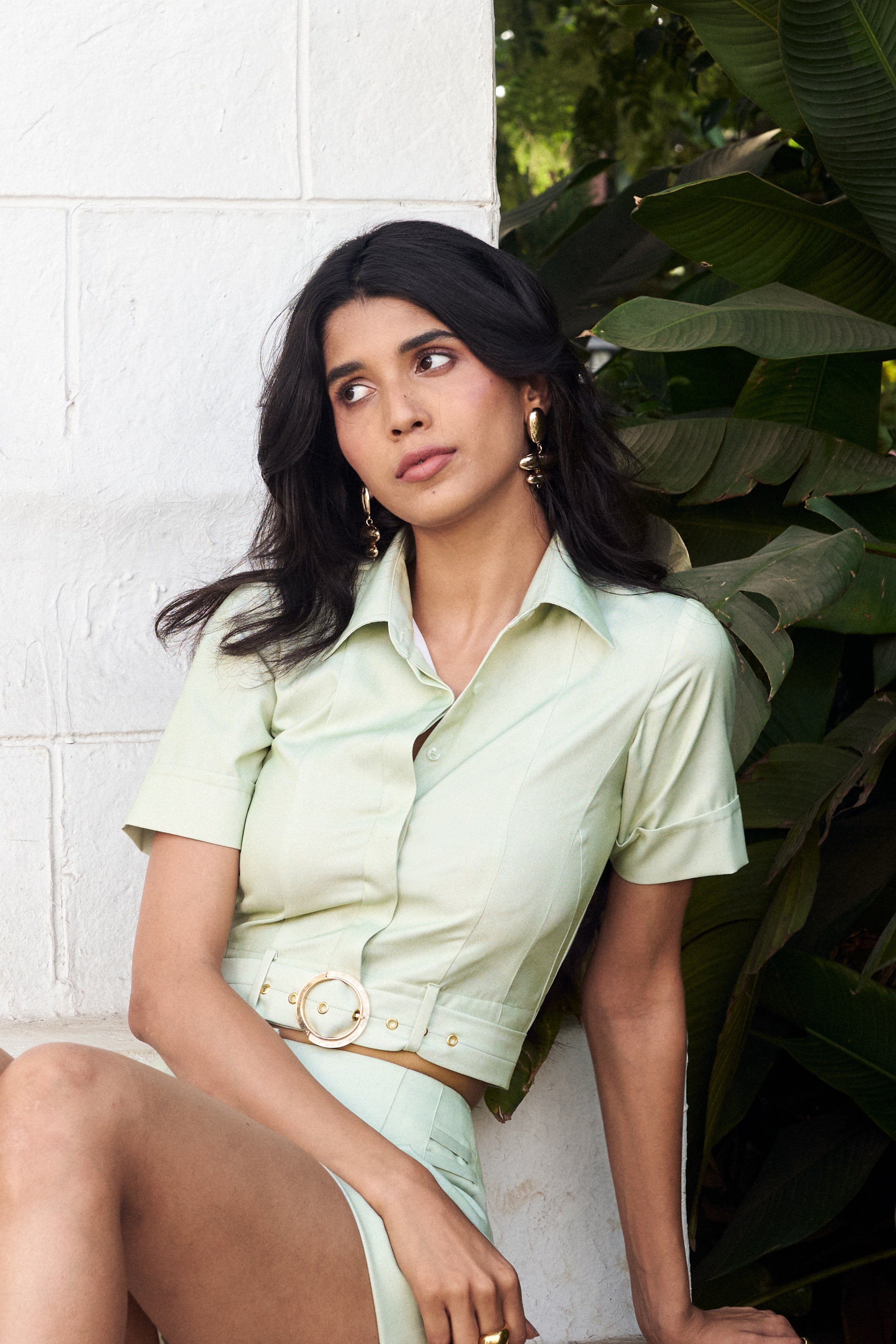 Elsa Cropped Shirt