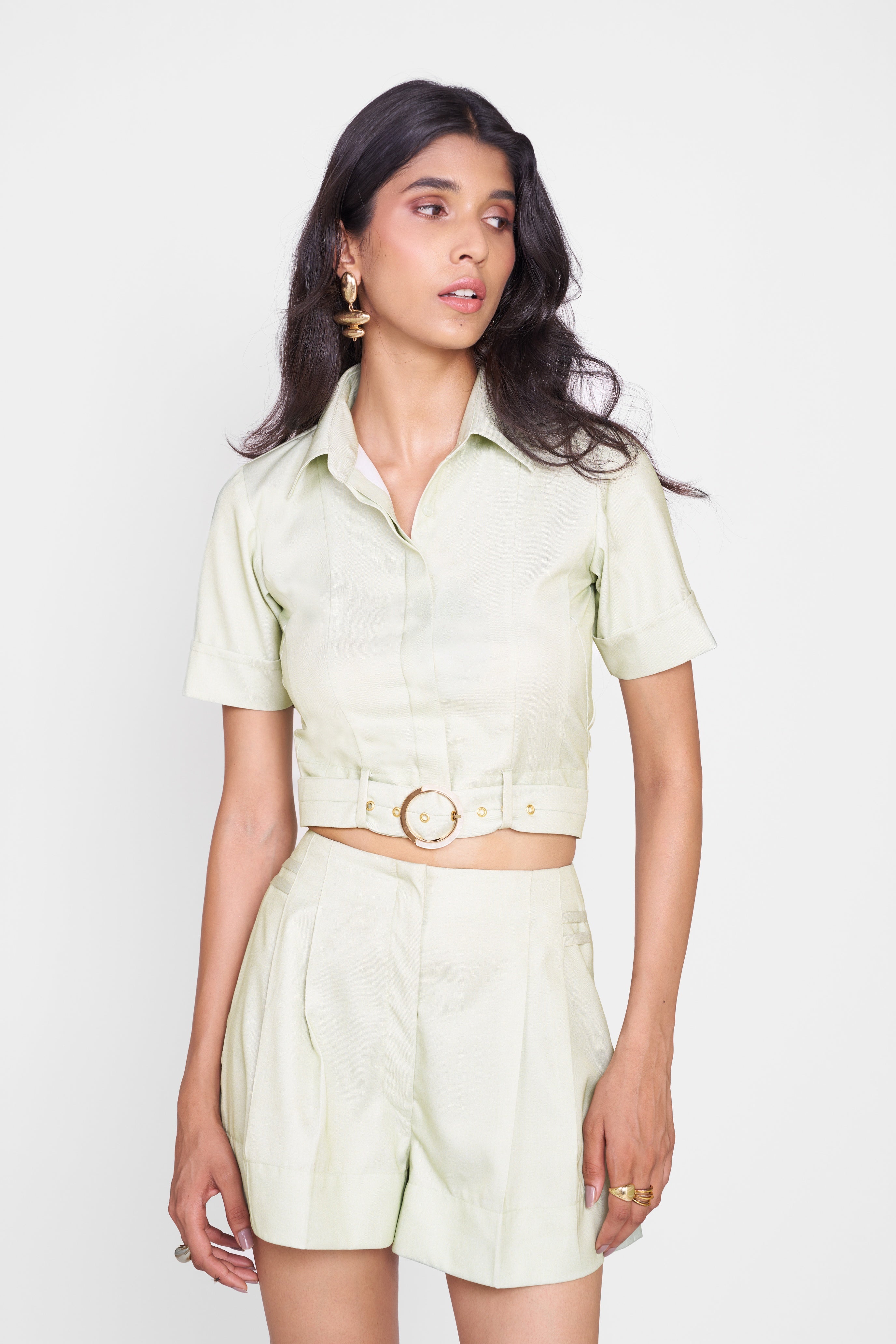 Elsa Cropped Shirt